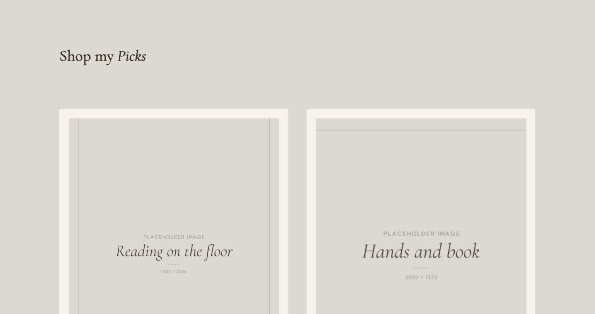 ShopCard cards on the Romy demo site